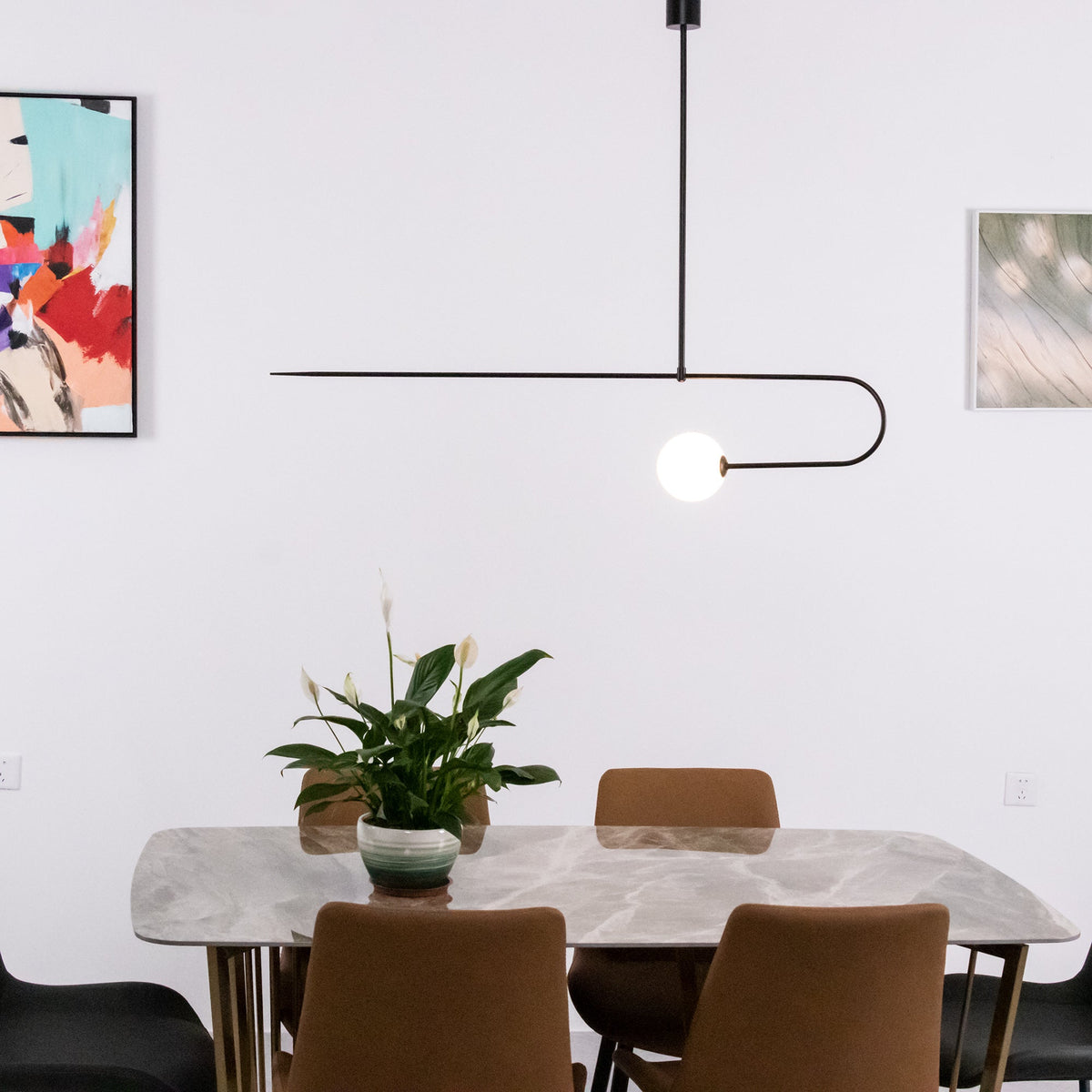 Brackwyn Glass Chandelier-Moonnatur
