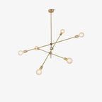 Ferrowlynne Glass Chandelier-Moonnatur