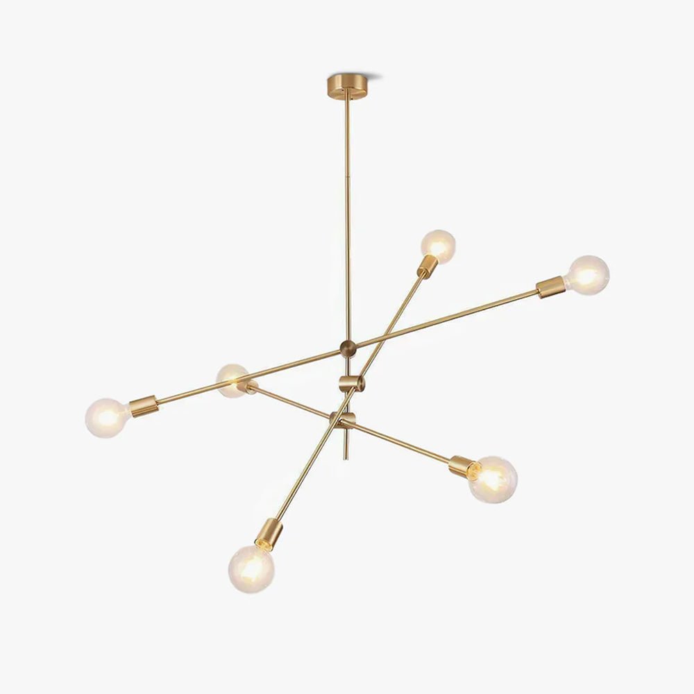 Ferrowlynne Glass Chandelier-Moonnatur