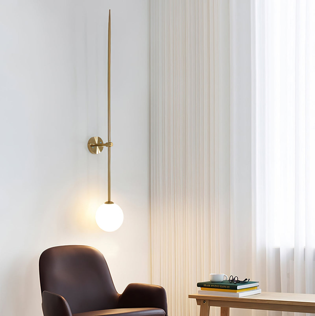 Levenella Glass Wall Light-Moonnatur