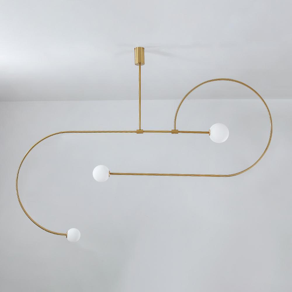 Brackwyn Glass Chandelier-Moonnatur