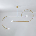 Brackwyn Glass Chandelier-Moonnatur