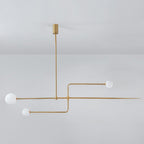 Brackwyn Glass Chandelier-Moonnatur