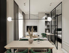 Brackwyn Glass Chandelier-Moonnatur