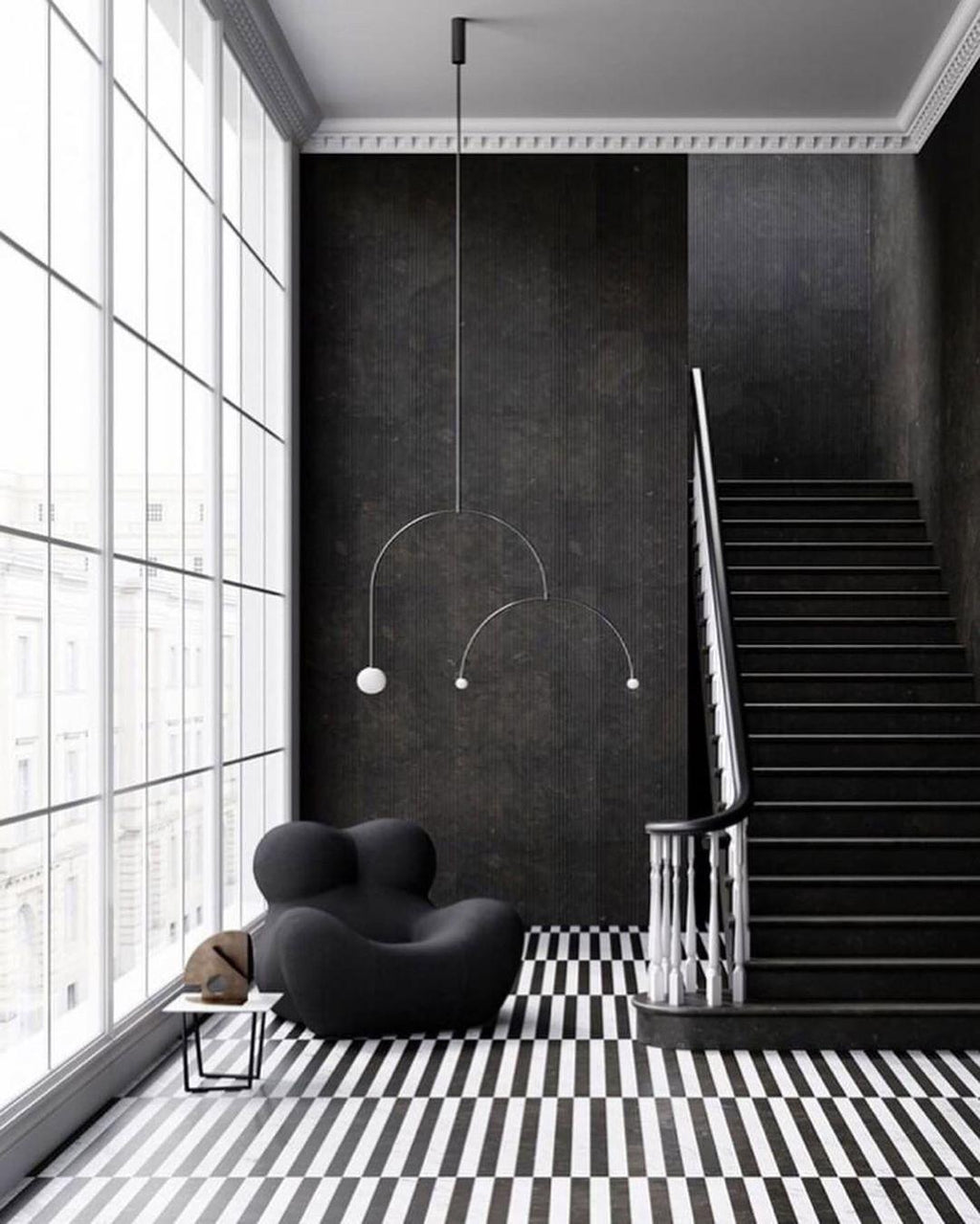 Brackwyn Glass Chandelier-Moonnatur