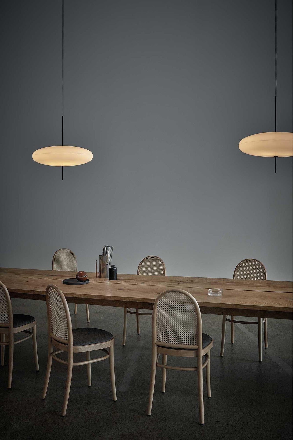 Serenis Plastic Pendant Light-Moonnatur