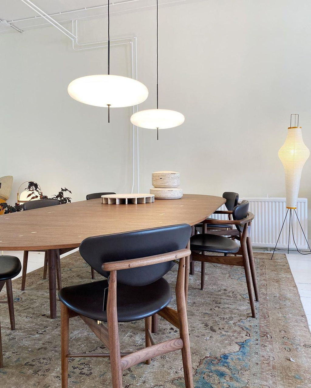 Serenis Plastic Pendant Light-Moonnatur