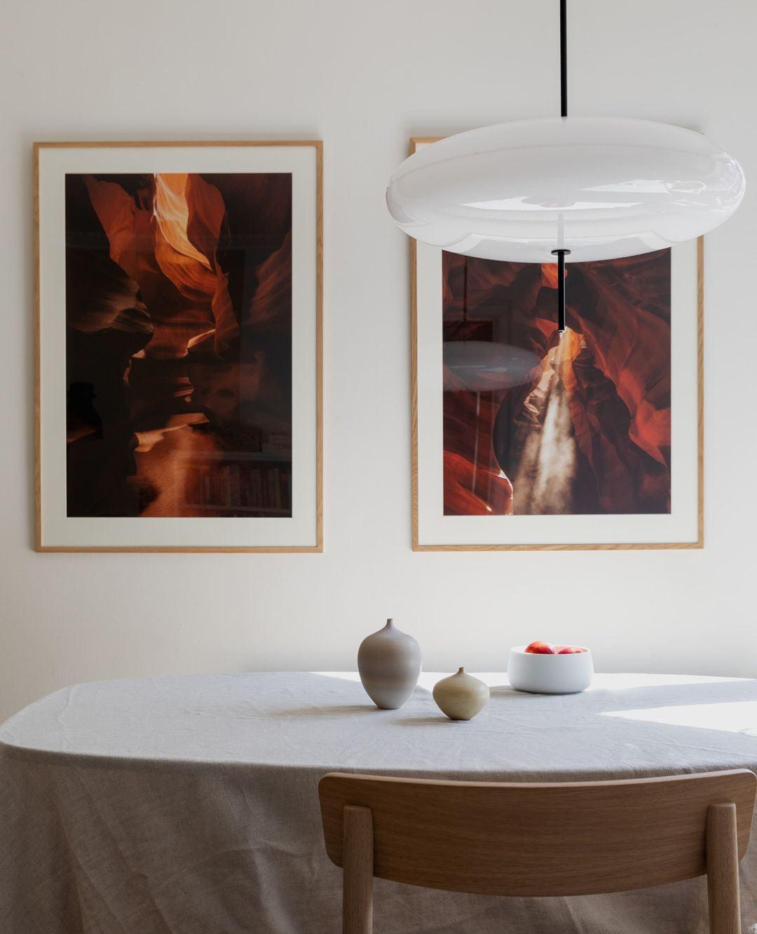 Serenis Plastic Pendant Light-Moonnatur