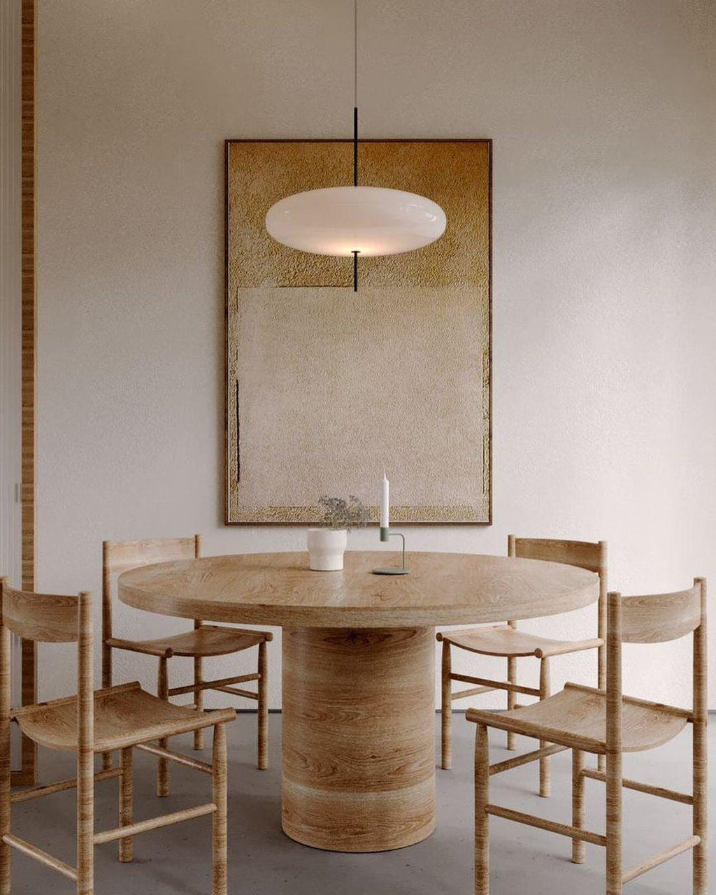 Serenis Plastic Pendant Light-Moonnatur