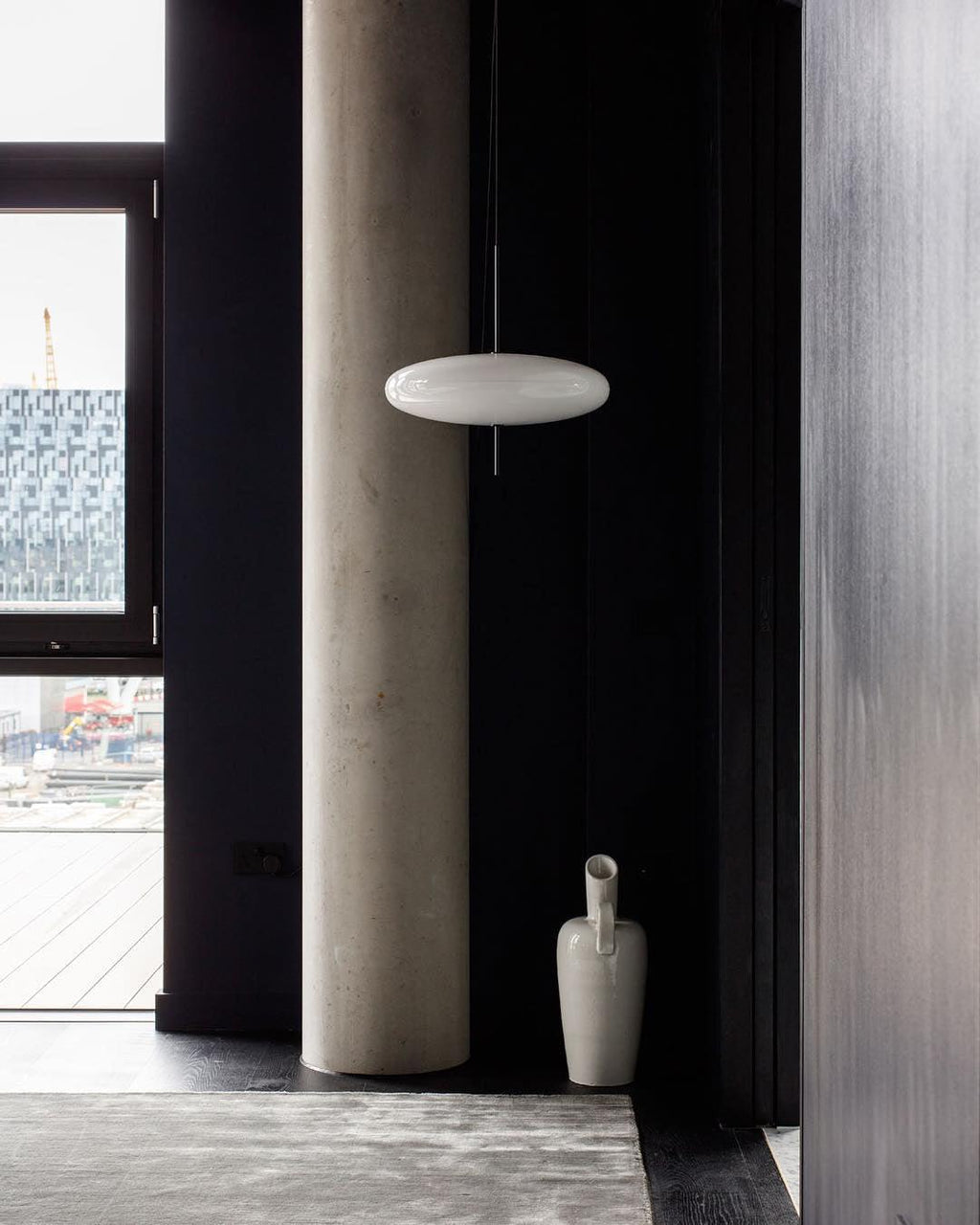 Serenis Plastic Pendant Light-Moonnatur