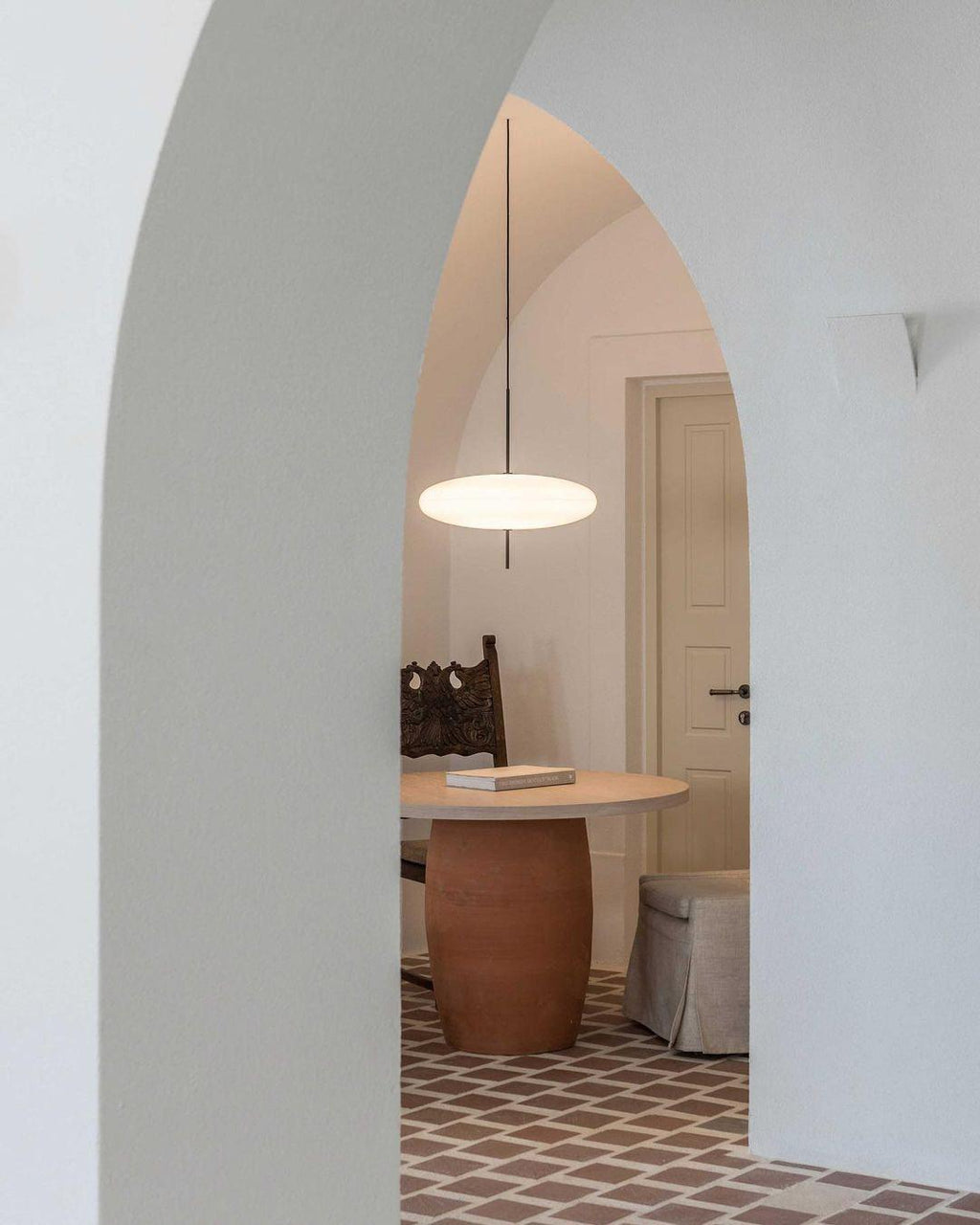 Serenis Plastic Pendant Light-Moonnatur