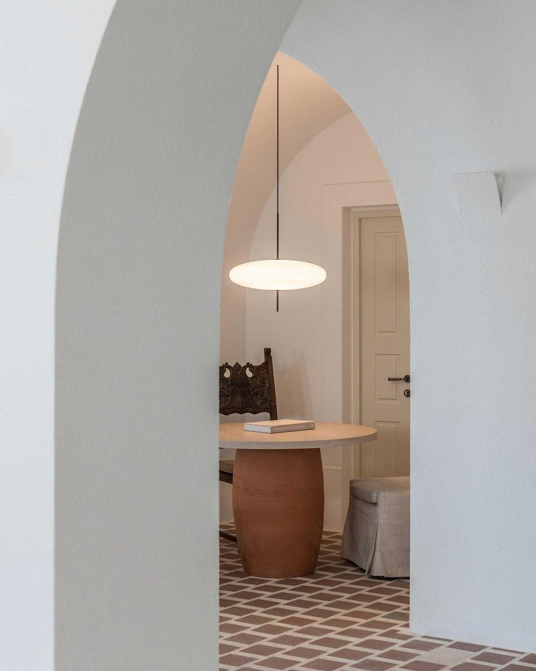 Serenis Plastic Pendant Light-Moonnatur
