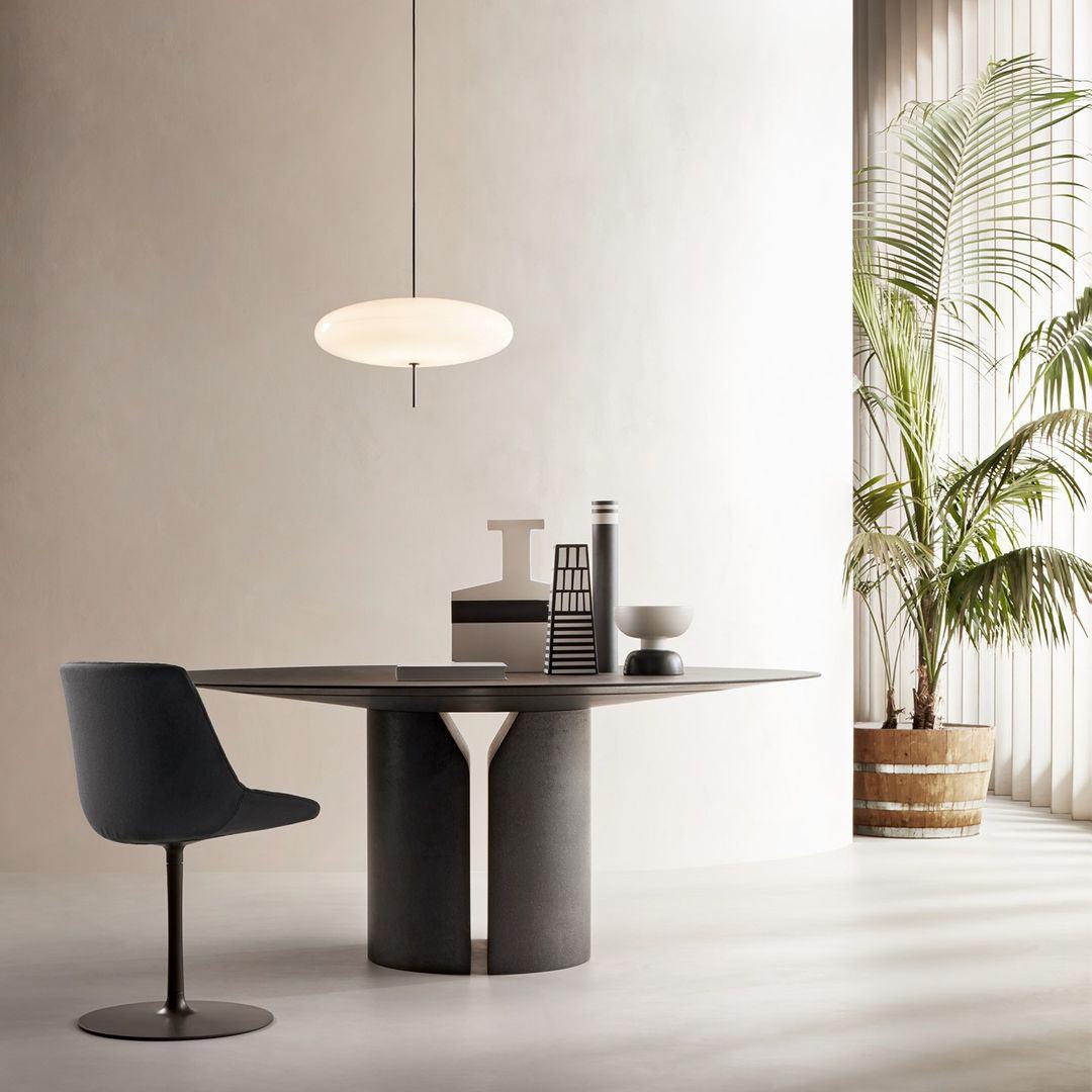 Serenis Plastic Pendant Light-Moonnatur