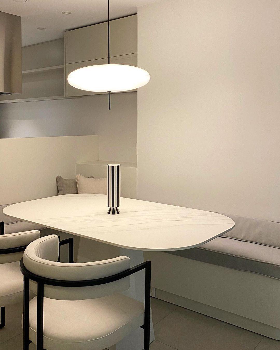 Serenis Plastic Pendant Light-Moonnatur