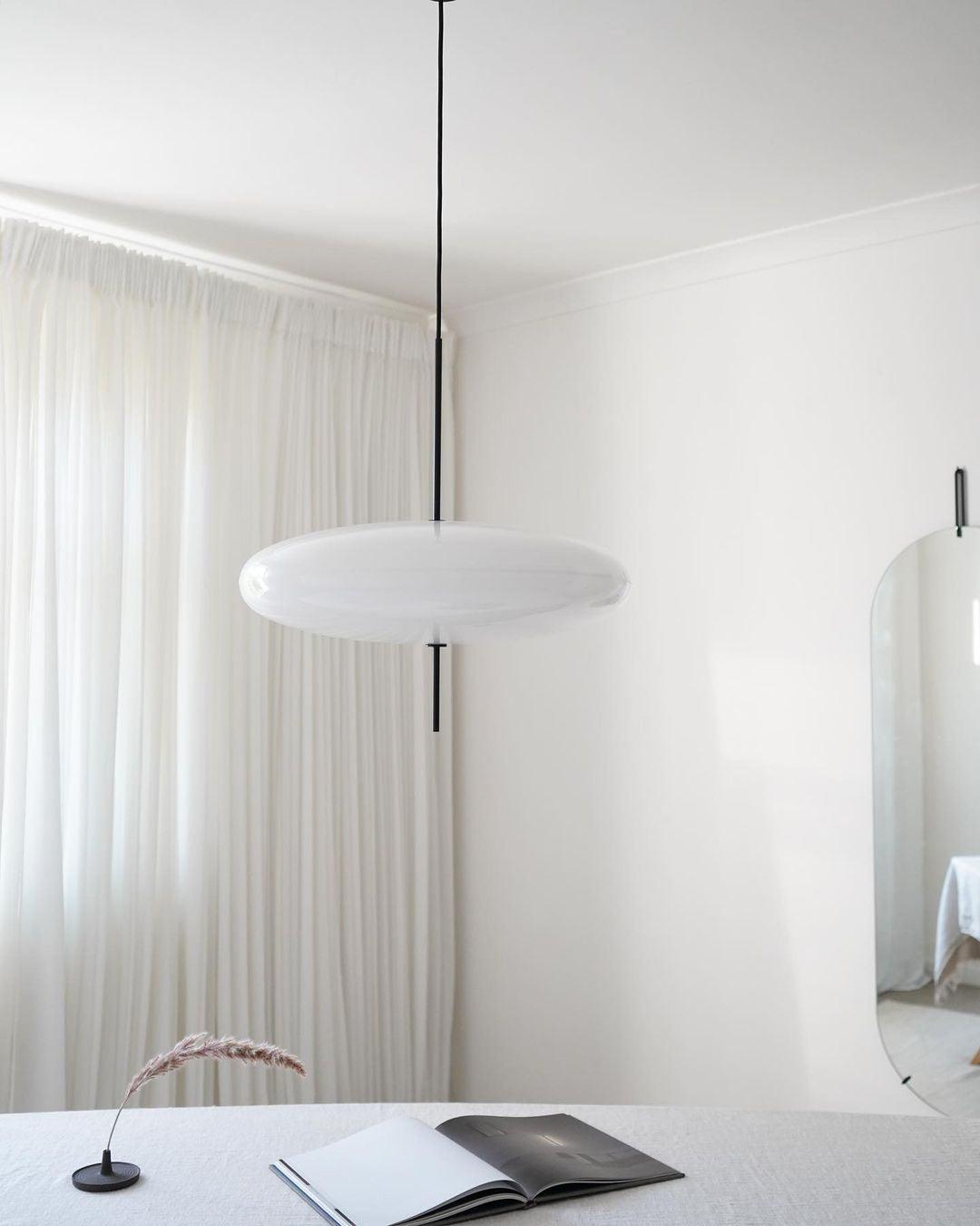 Serenis Plastic Pendant Light-Moonnatur