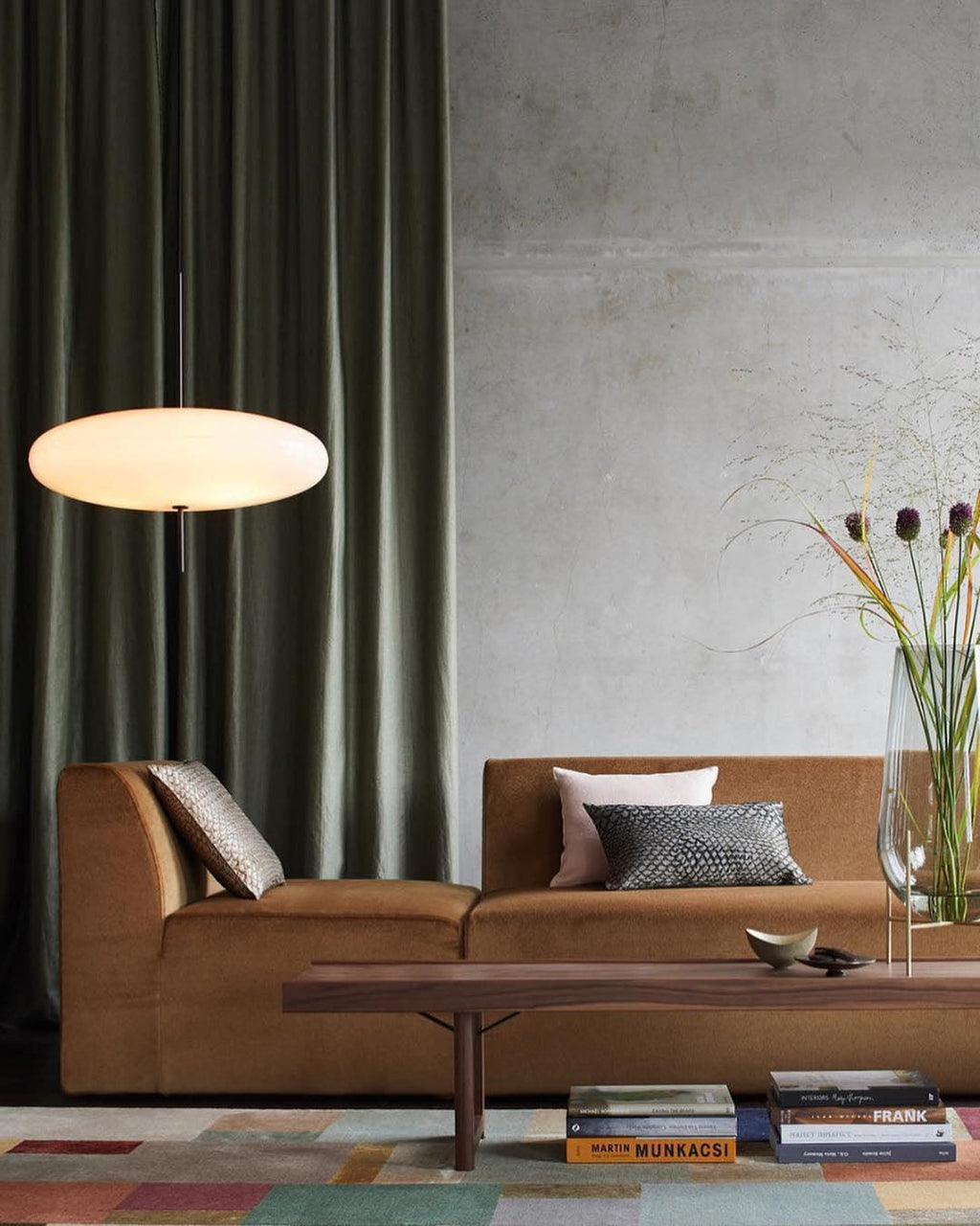 Serenis Plastic Pendant Light-Moonnatur