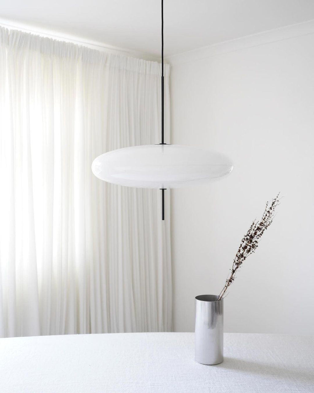 Serenis Plastic Pendant Light-Moonnatur