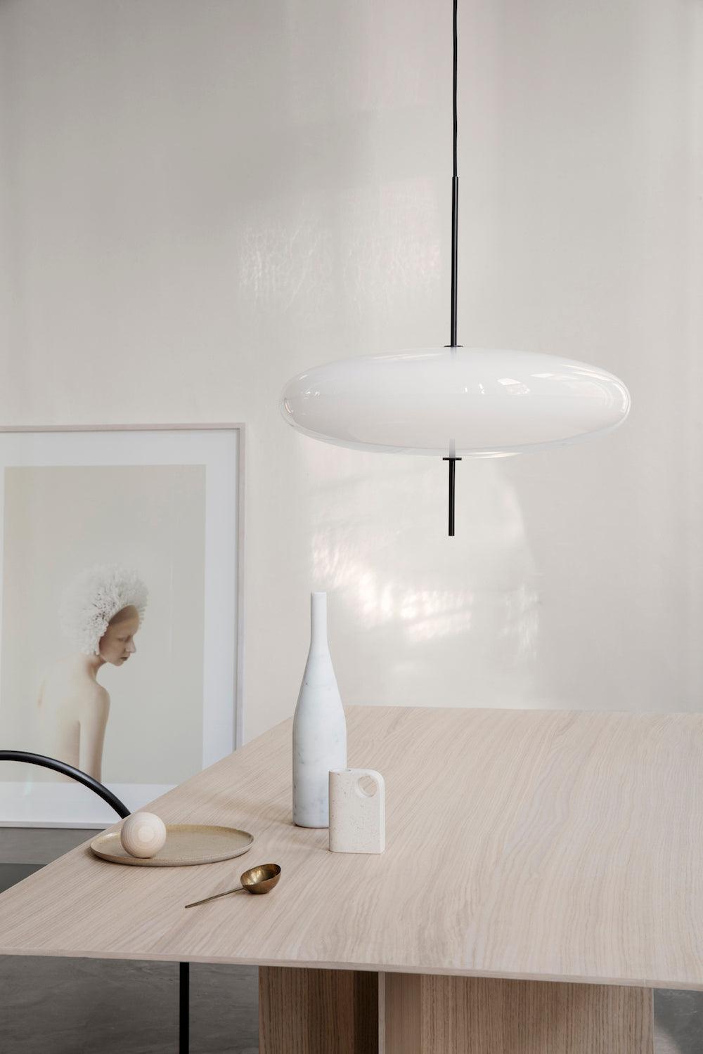 Serenis Plastic Pendant Light-Moonnatur