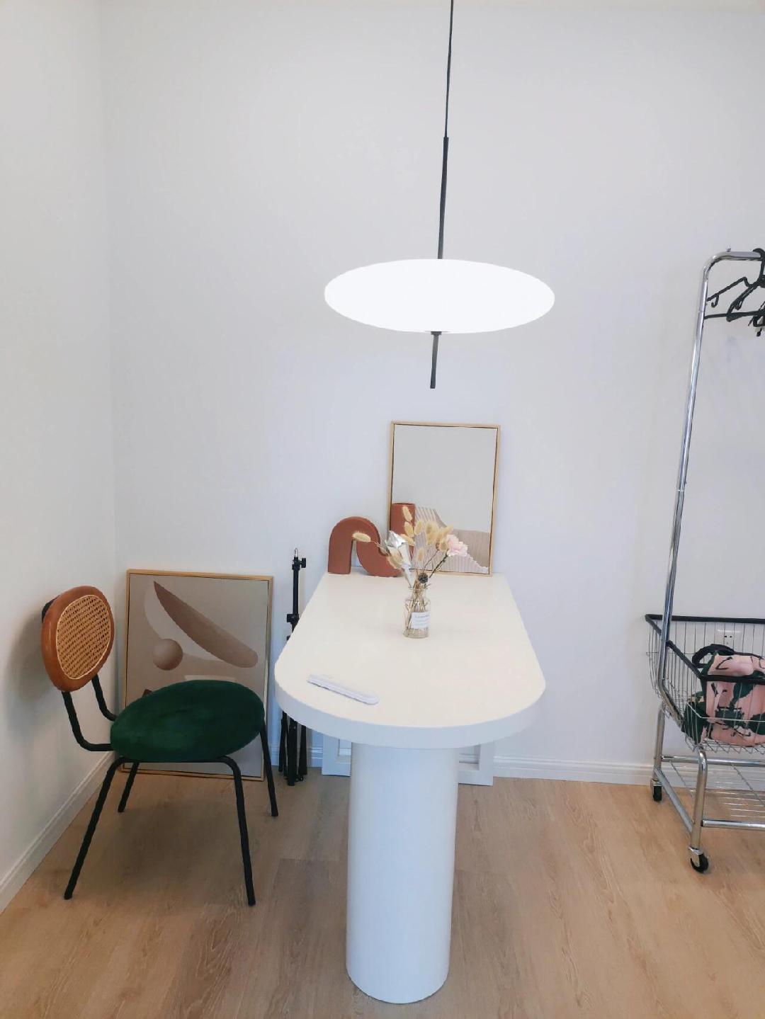 Serenis Plastic Pendant Light-Moonnatur