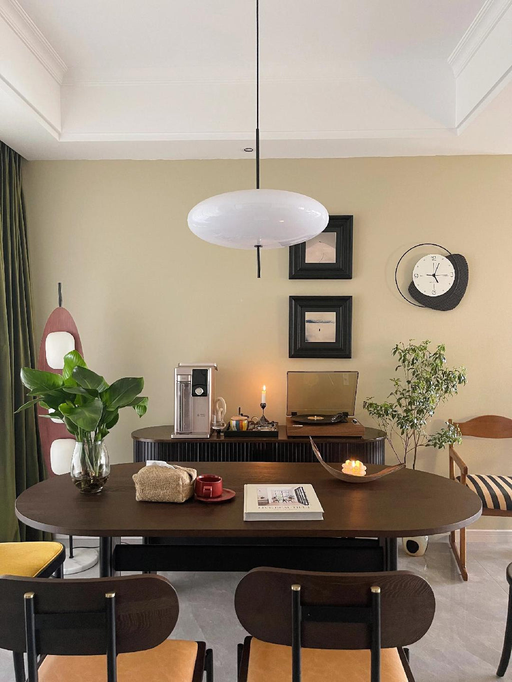 Serenis Plastic Pendant Light-Moonnatur