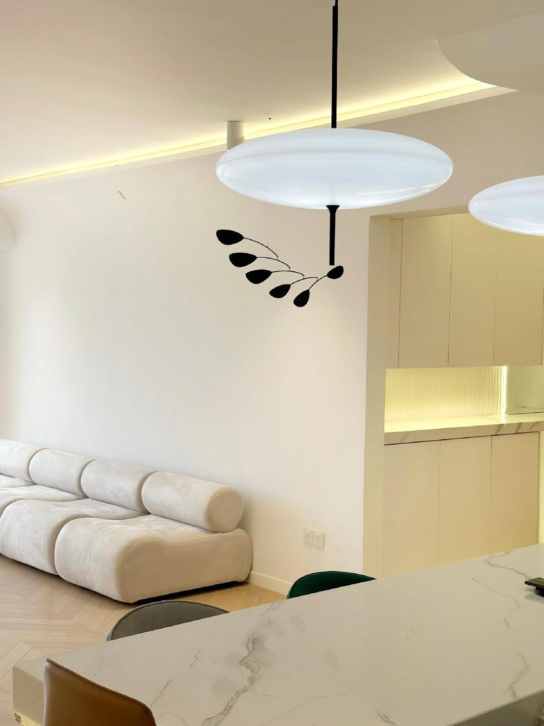 Serenis Plastic Pendant Light-Moonnatur