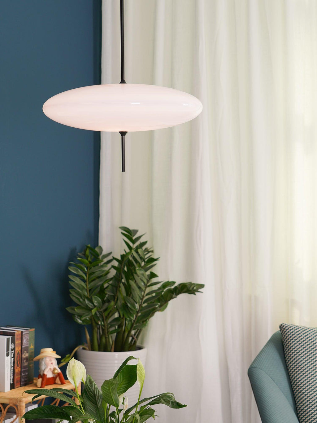 Serenis Plastic Pendant Light-Moonnatur