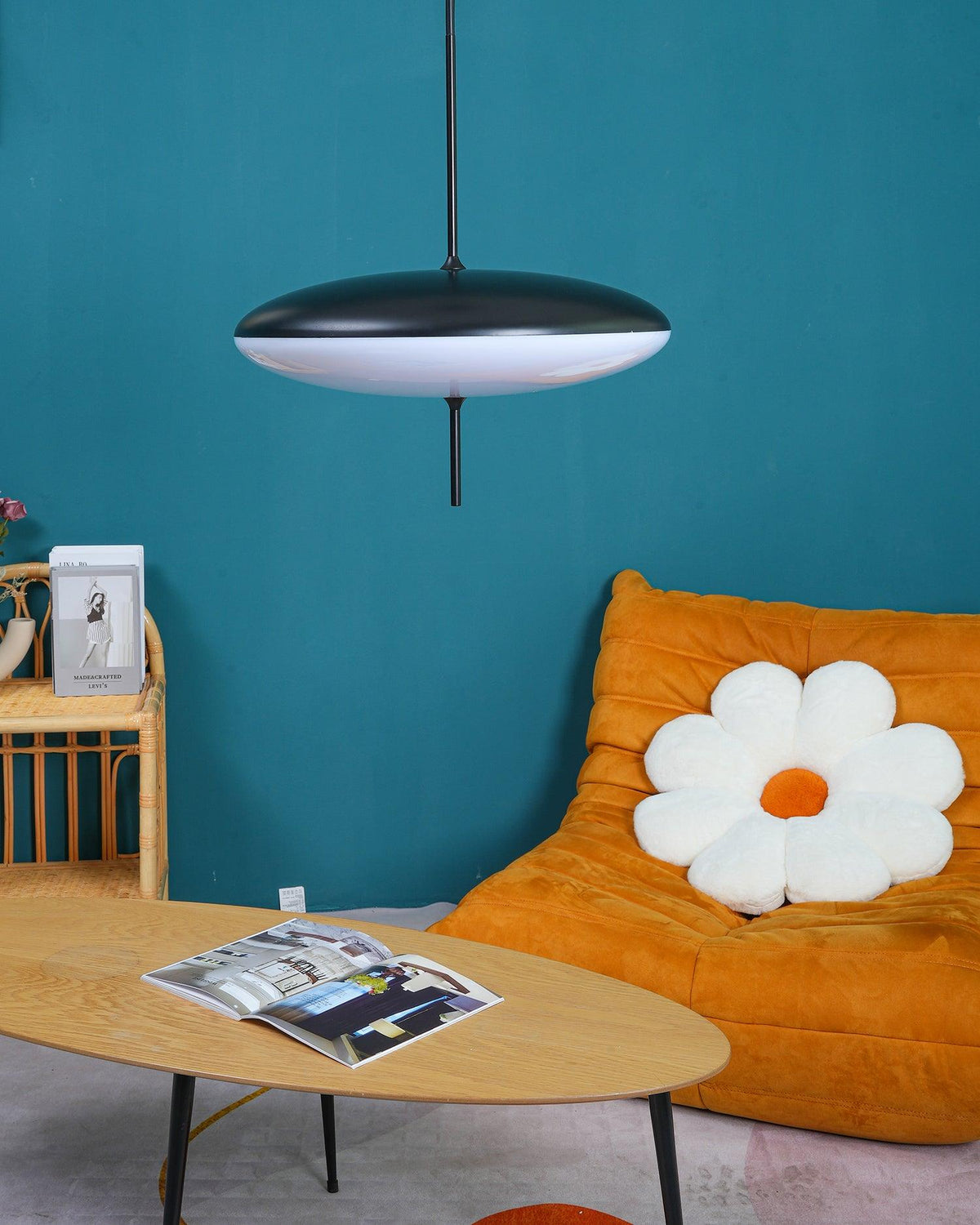 Serenis Plastic Pendant Light-Moonnatur