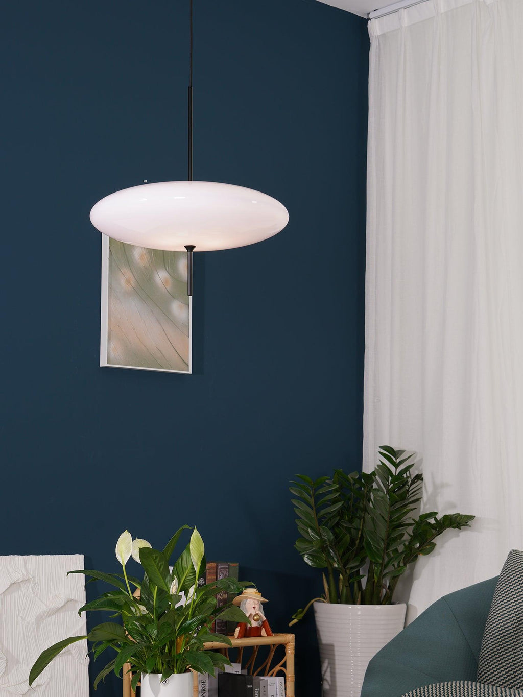 Serenis Plastic Pendant Light-Moonnatur