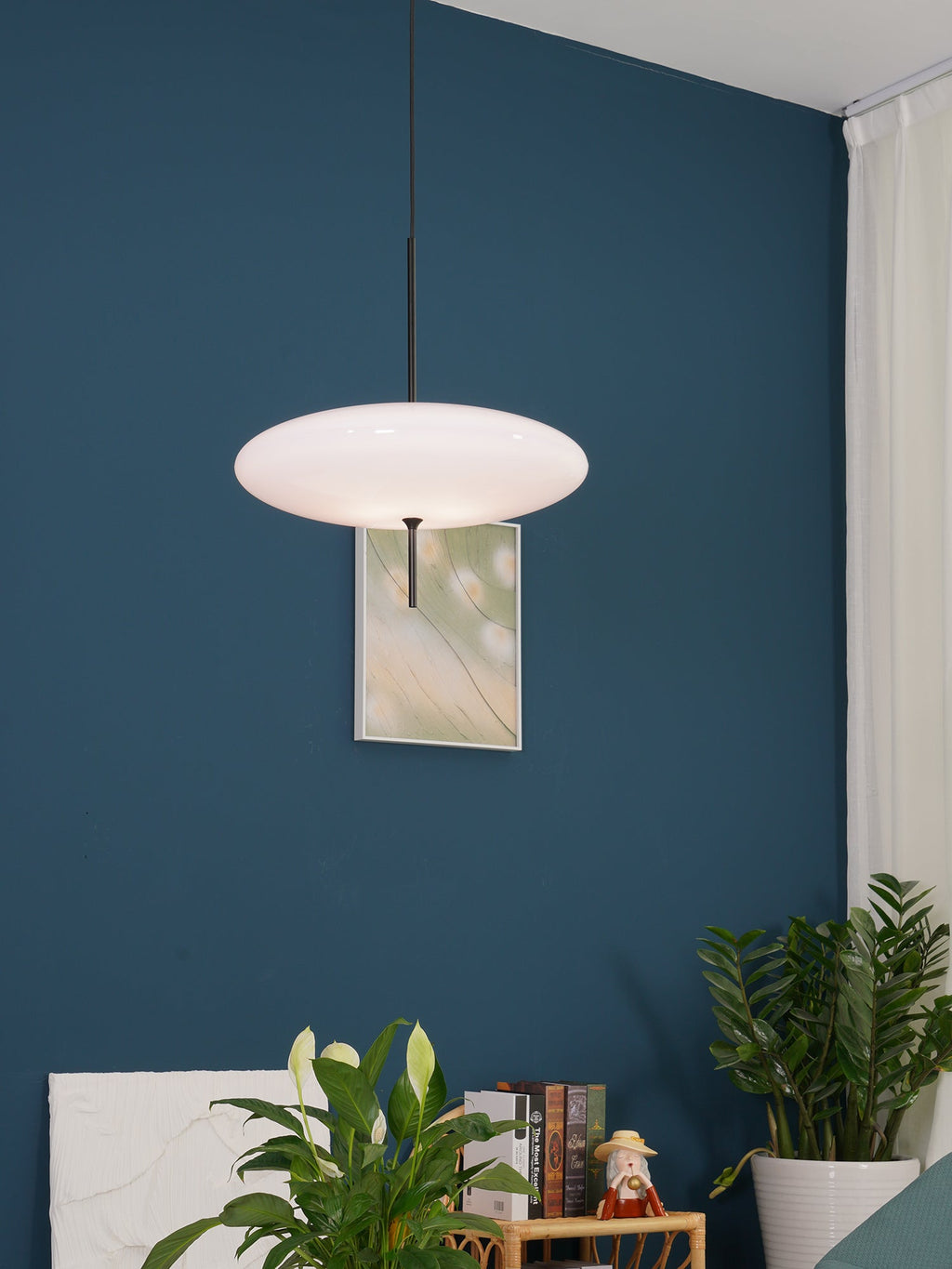 Serenis Plastic Pendant Light-Moonnatur