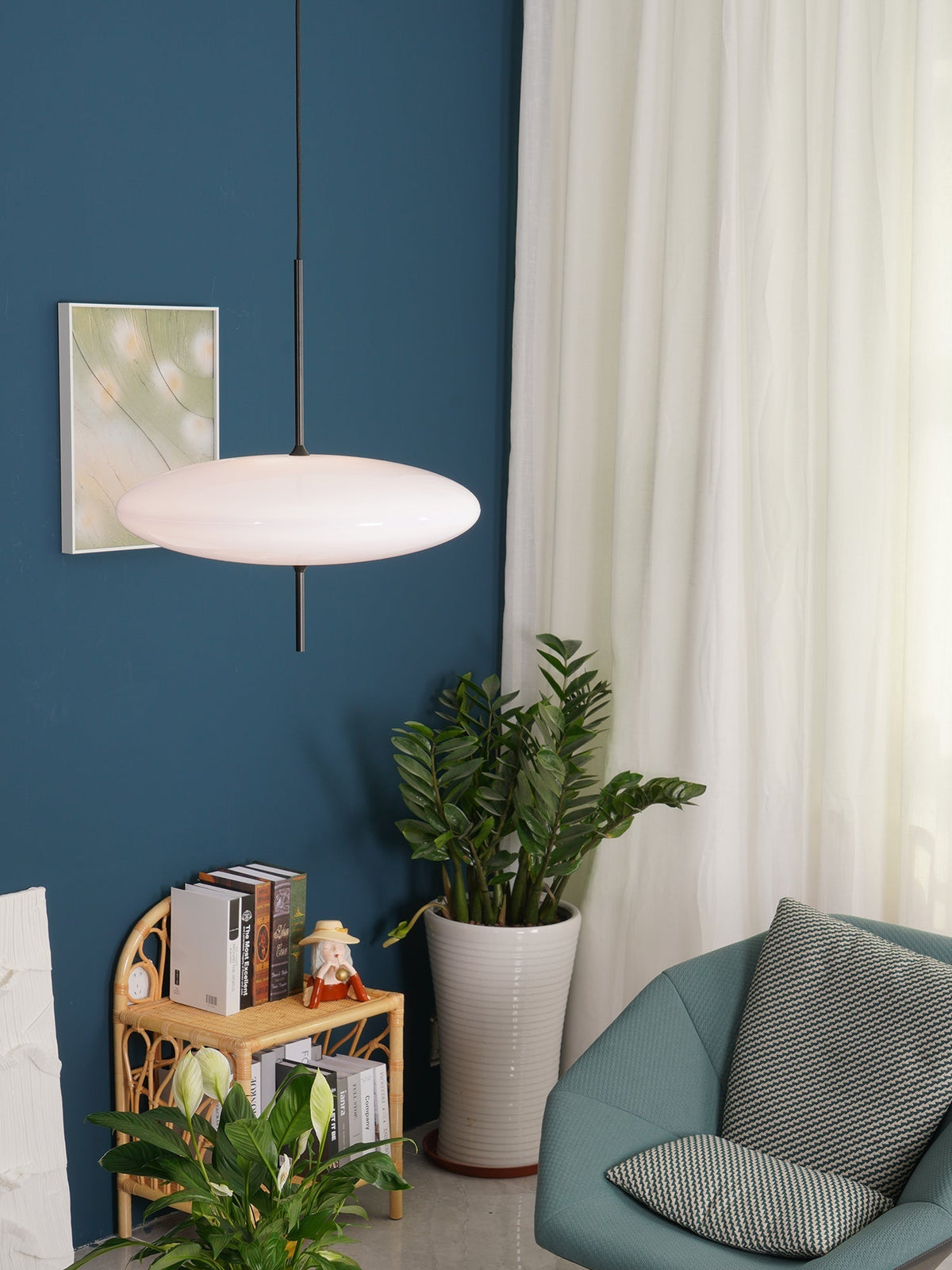 Serenis Plastic Pendant Light-Moonnatur