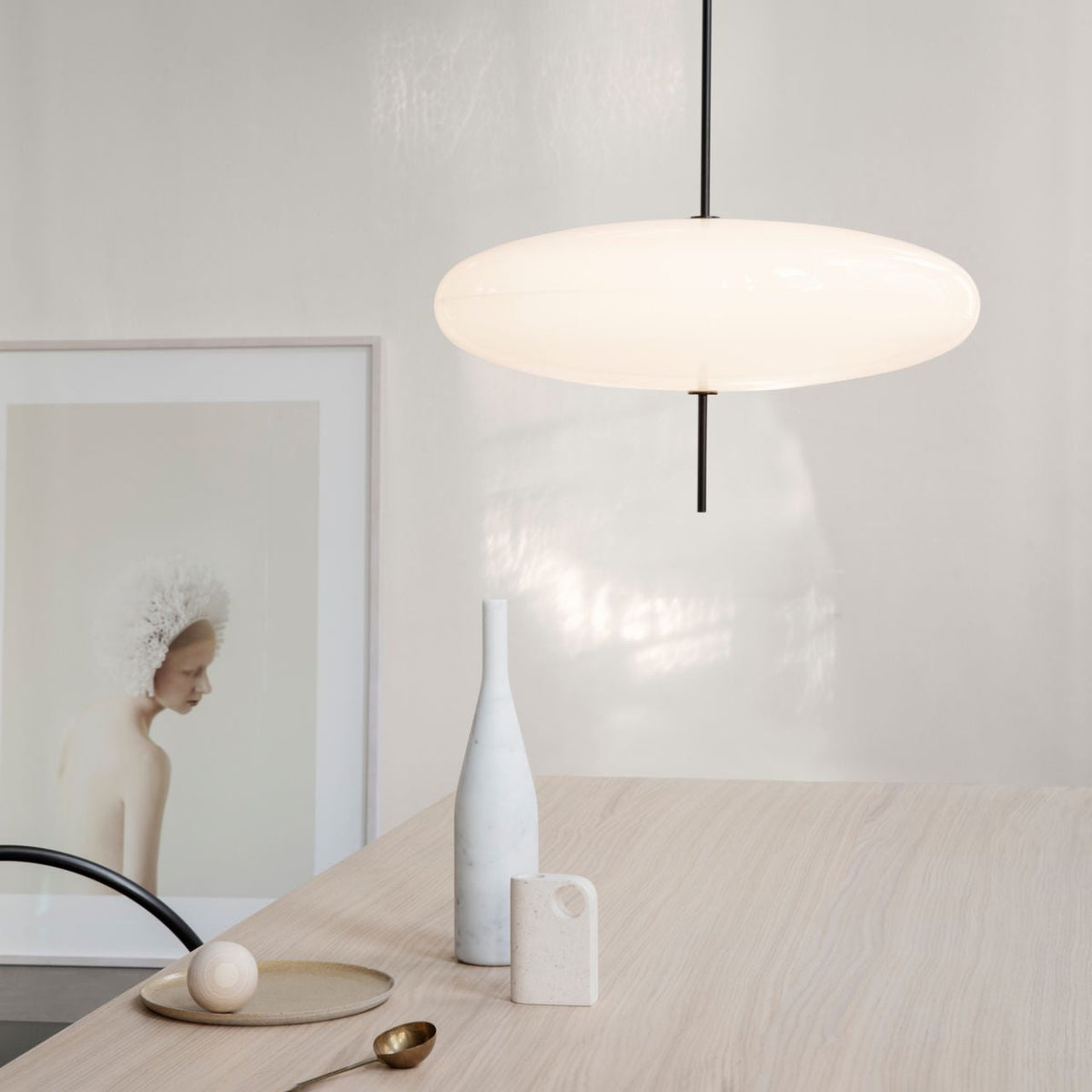 Serenis Plastic Pendant Light-Moonnatur