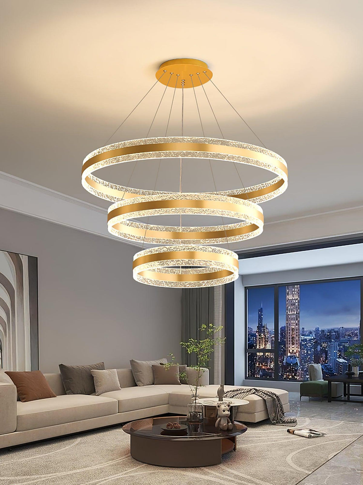 Kovenn Acrylic Chandelier-Moonnatur