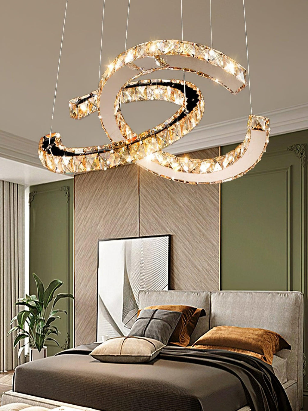 Rhodenwyn Crystal Chandelier-Moonnatur