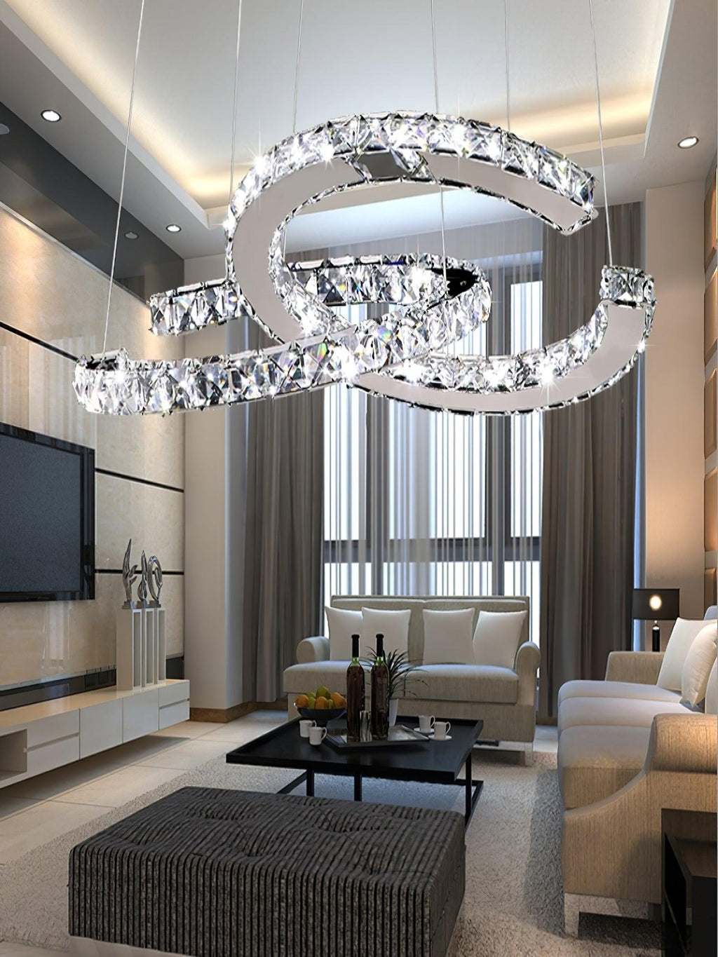 Rhodenwyn Crystal Chandelier-Moonnatur