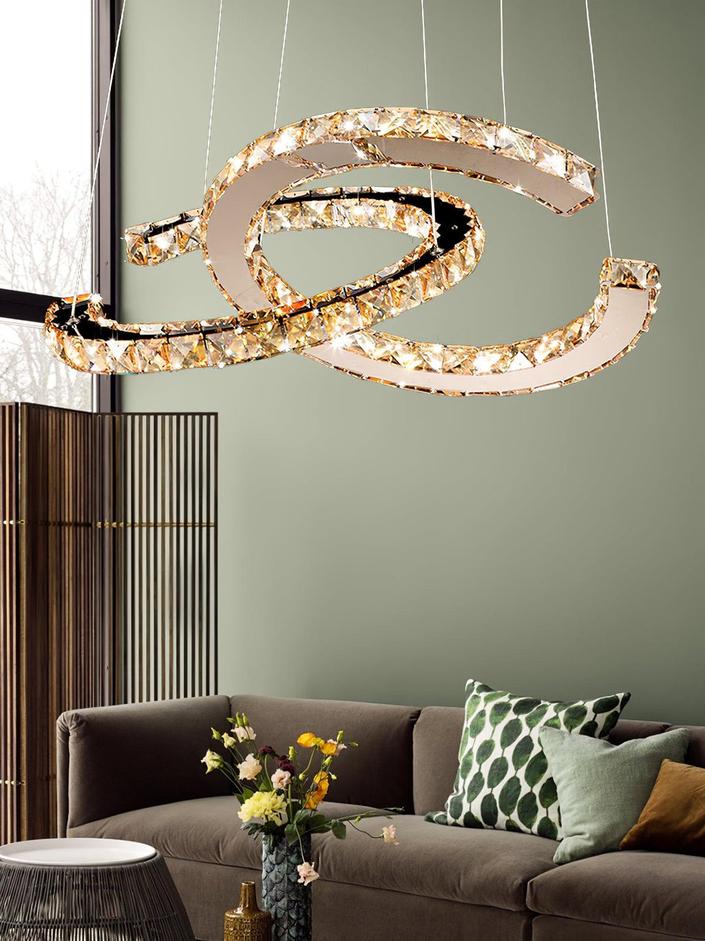 Rhodenwyn Crystal Chandelier-Moonnatur