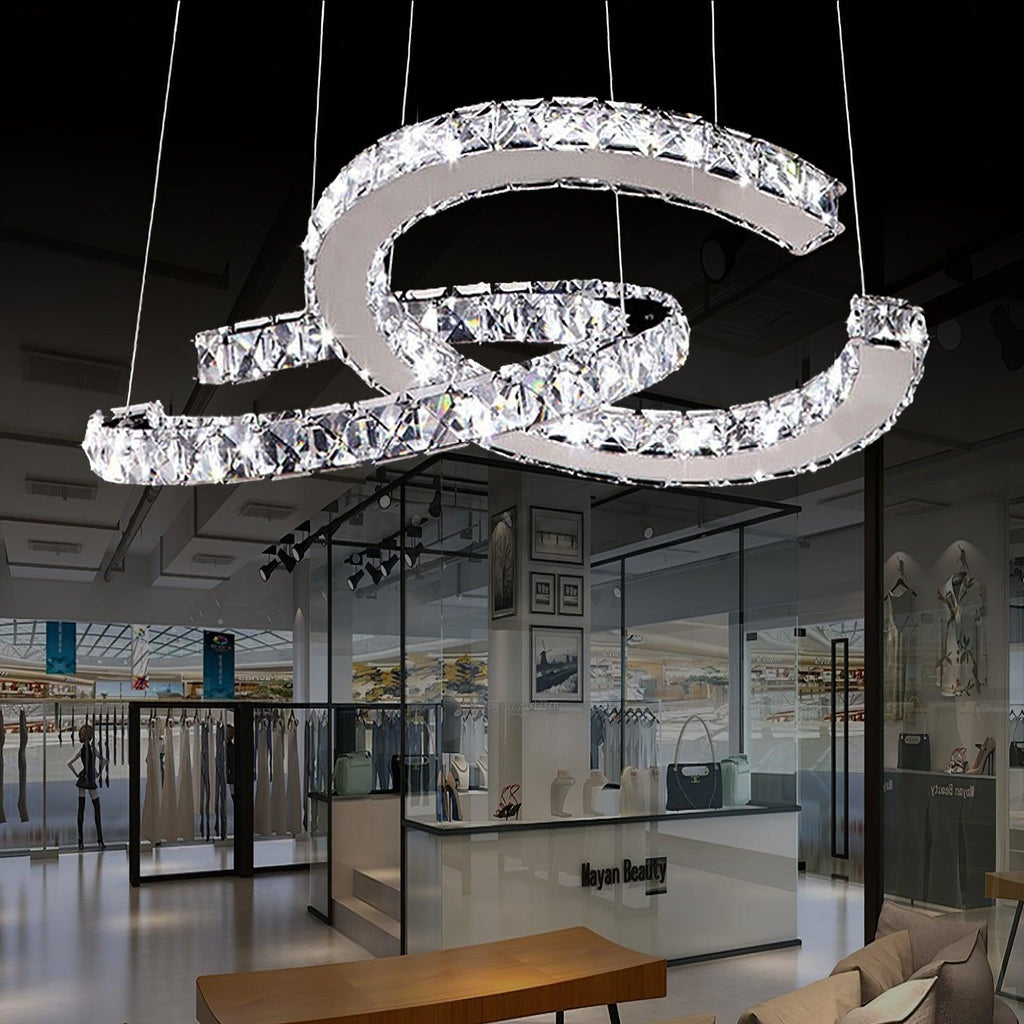 Rhodenwyn Crystal Chandelier-Moonnatur