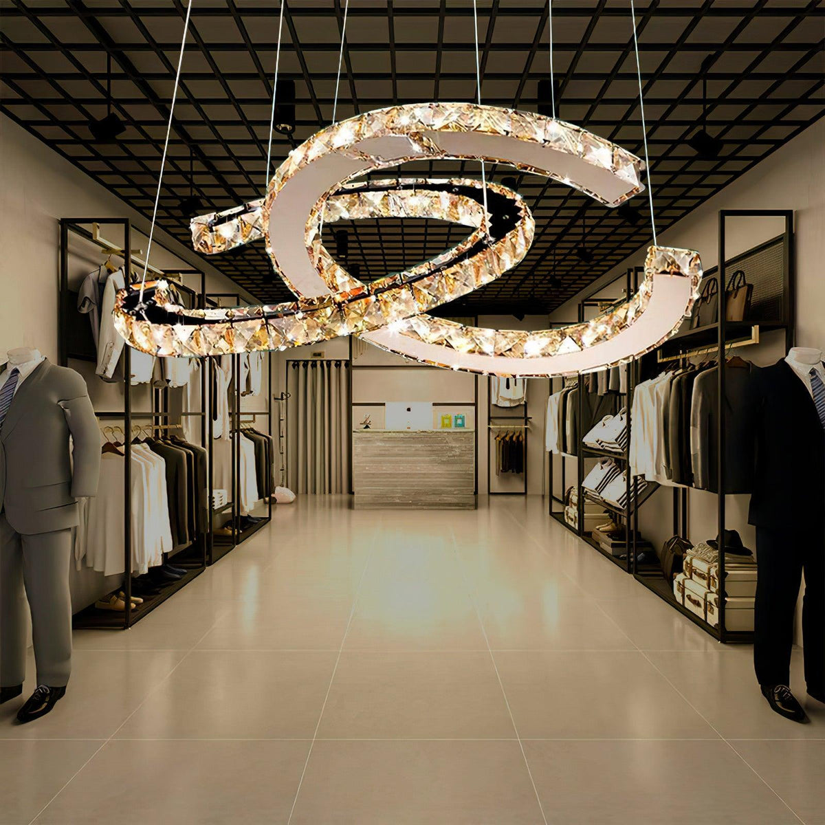 Rhodenwyn Crystal Chandelier-Moonnatur