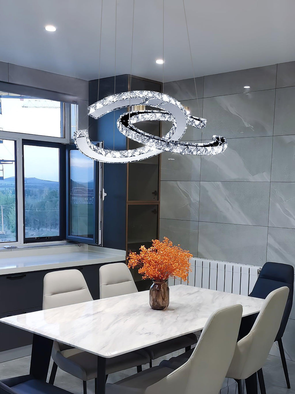 Rhodenwyn Crystal Chandelier-Moonnatur