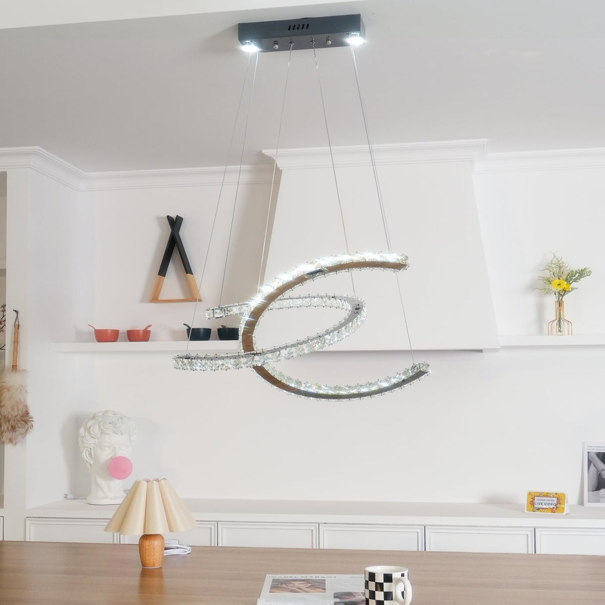 Rhodenwyn Crystal Chandelier-Moonnatur
