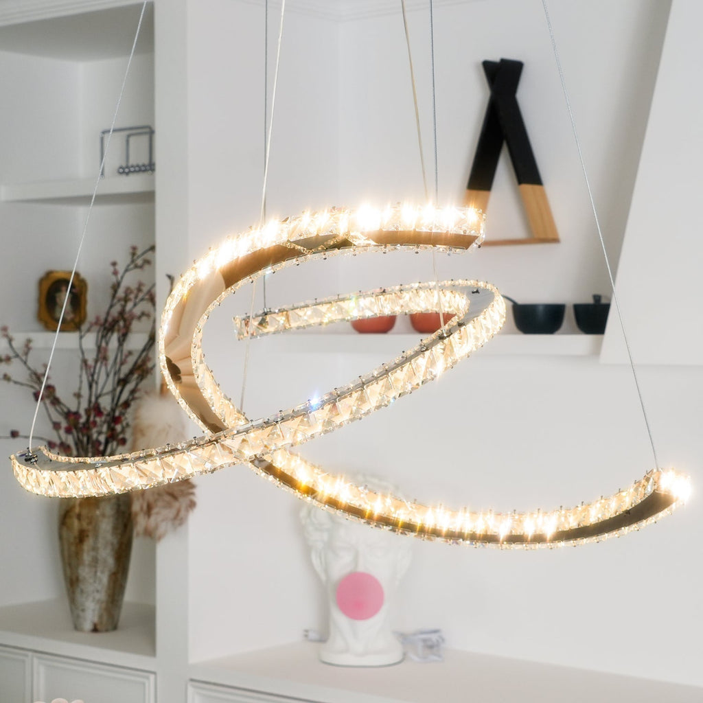 Rhodenwyn Crystal Chandelier-Moonnatur