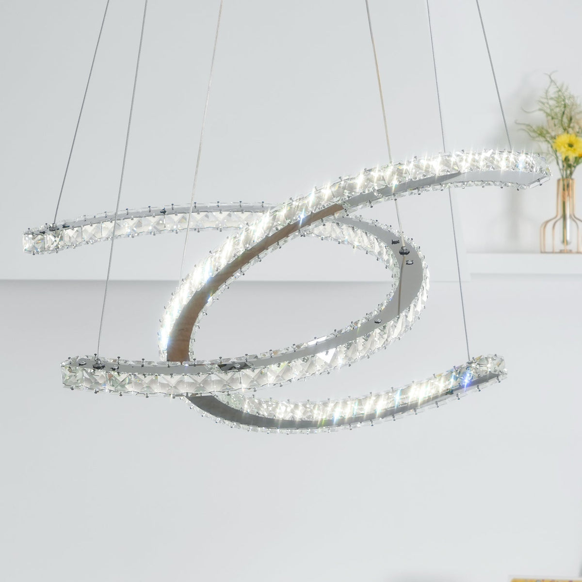 Rhodenwyn Crystal Chandelier-Moonnatur