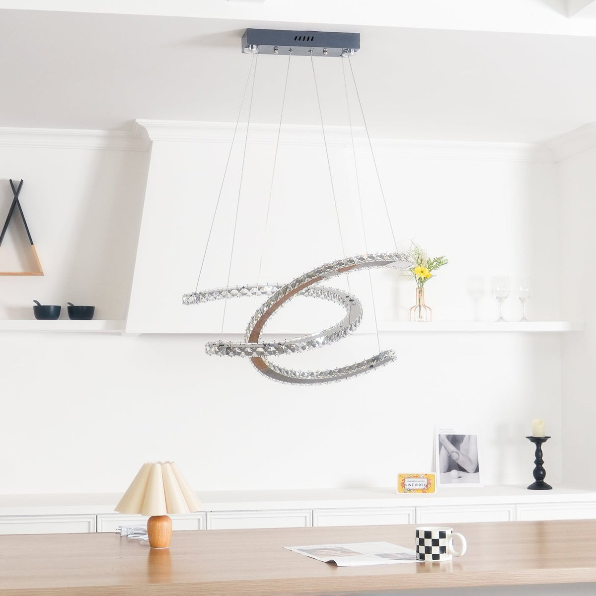 Rhodenwyn Crystal Chandelier-Moonnatur