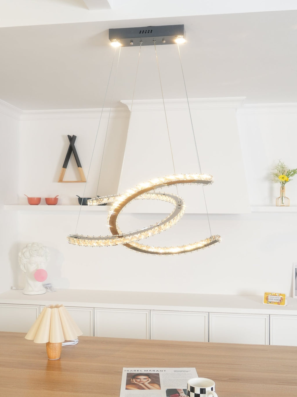 Rhodenwyn Crystal Chandelier-Moonnatur