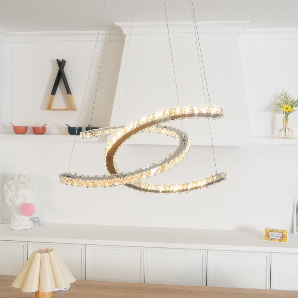 Rhodenwyn Crystal Chandelier-Moonnatur