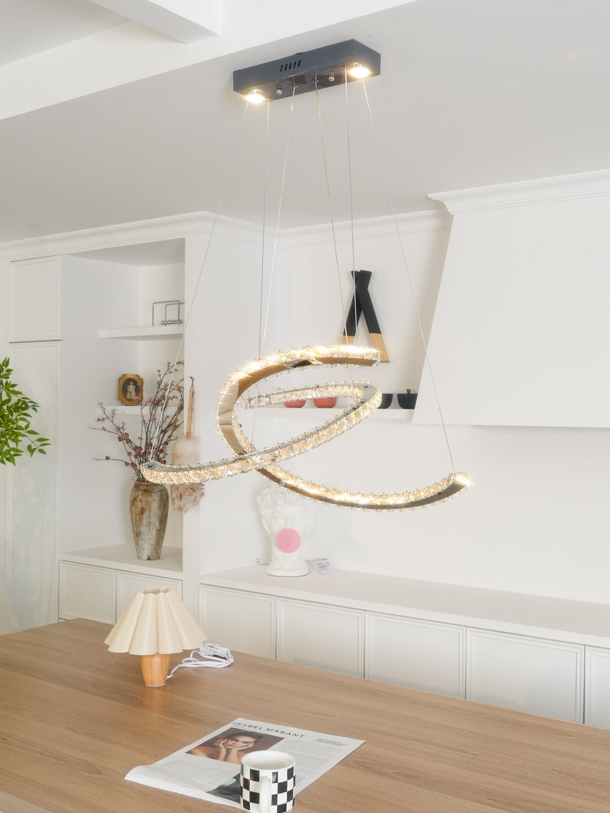 Rhodenwyn Crystal Chandelier-Moonnatur