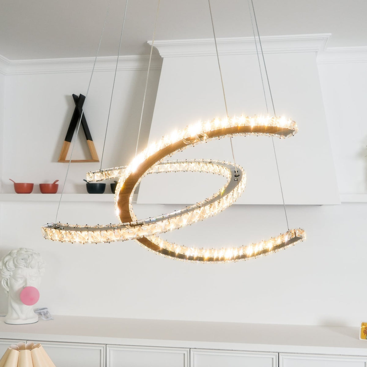 Rhodenwyn Crystal Chandelier-Moonnatur
