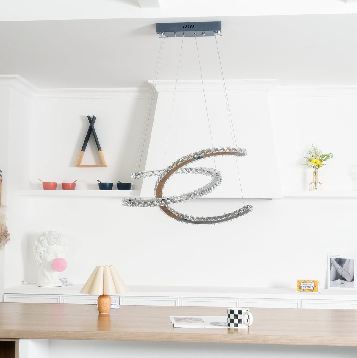 Rhodenwyn Crystal Chandelier-Moonnatur