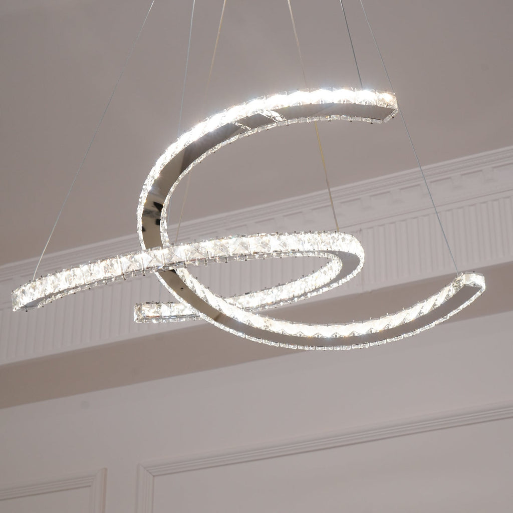 Rhodenwyn Crystal Chandelier-Moonnatur