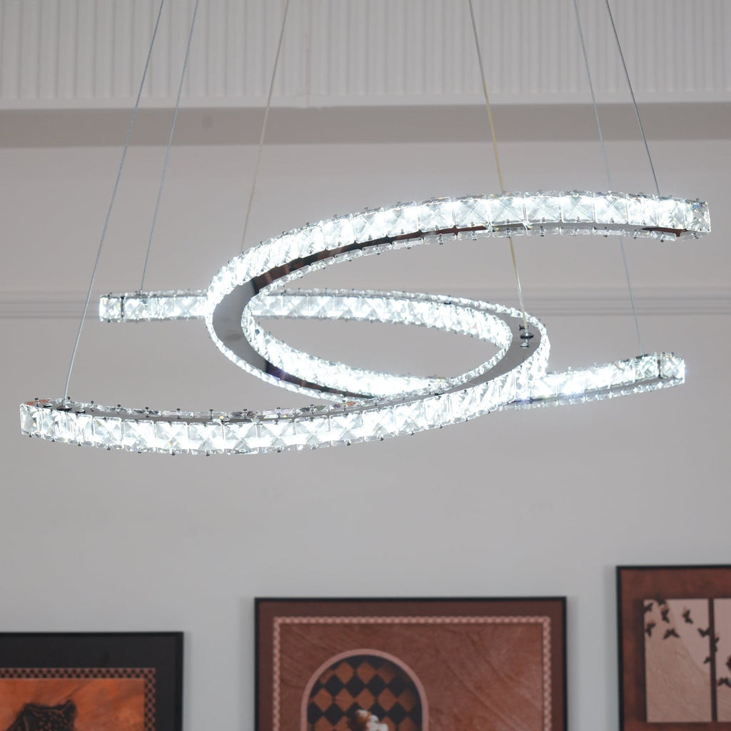 Rhodenwyn Crystal Chandelier-Moonnatur
