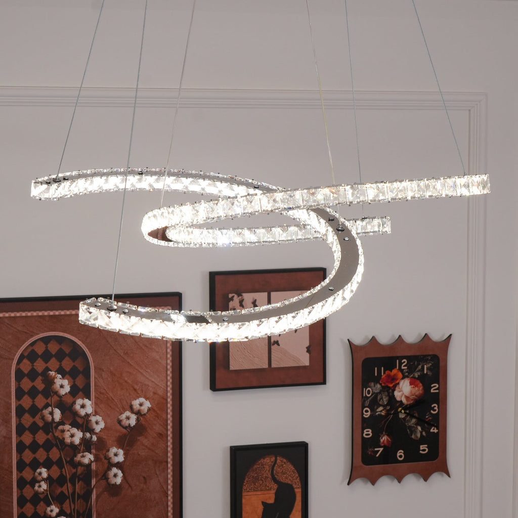 Rhodenwyn Crystal Chandelier-Moonnatur